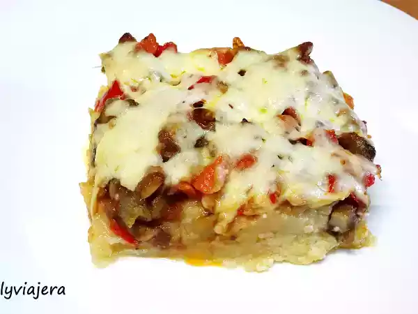 Receta Pastel de coliflor gratinado