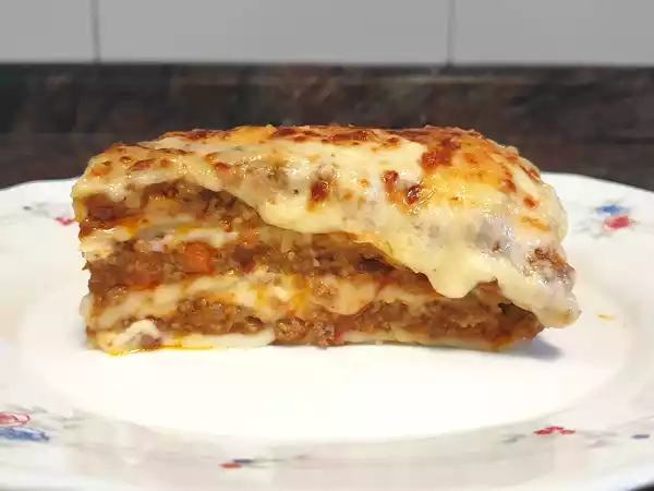 Receta Lasaña de carne