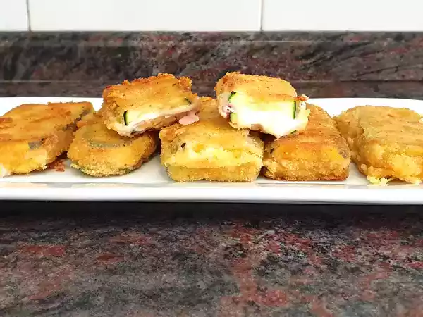 Receta San jacobos de calabacín