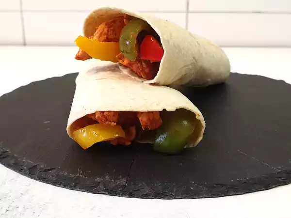 Receta Fajitas de pollo