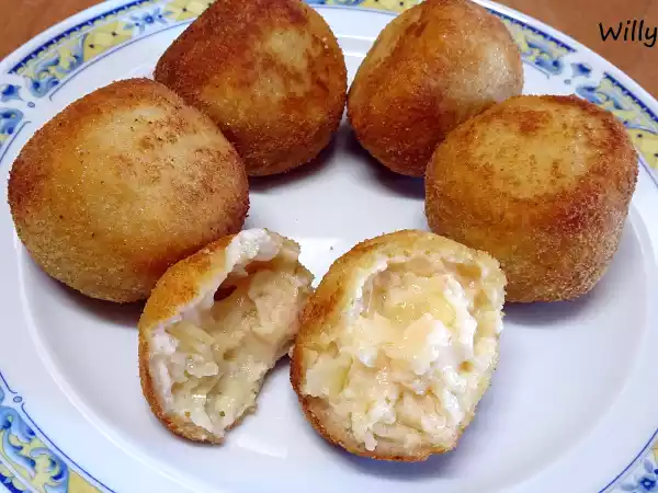 Receta Croquetas de langostinos navideñas