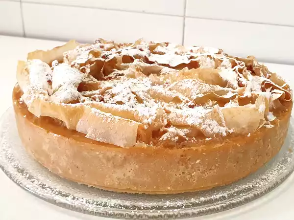 Receta Tarta flor de turrón