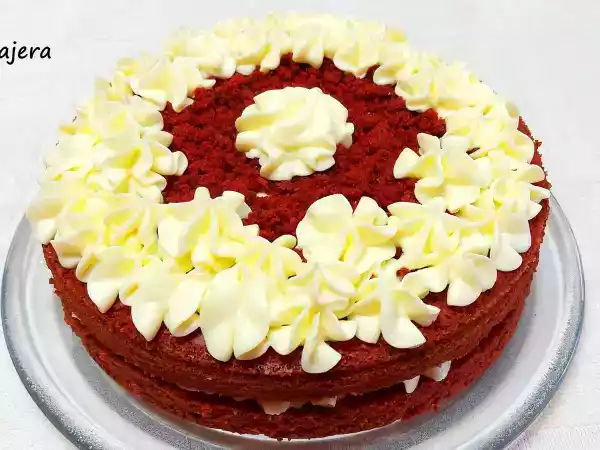 Receta Tarta red velvet o terciopelo rojo. la mejor