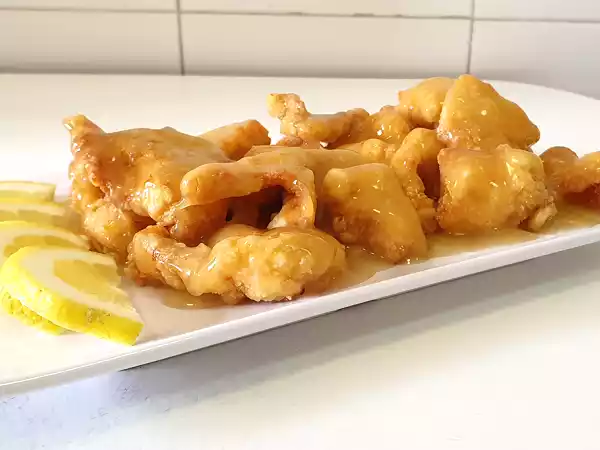 Receta Pollo al limón al estilo chino