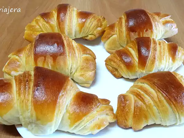 Receta Medias lunas de mantequilla fáciles