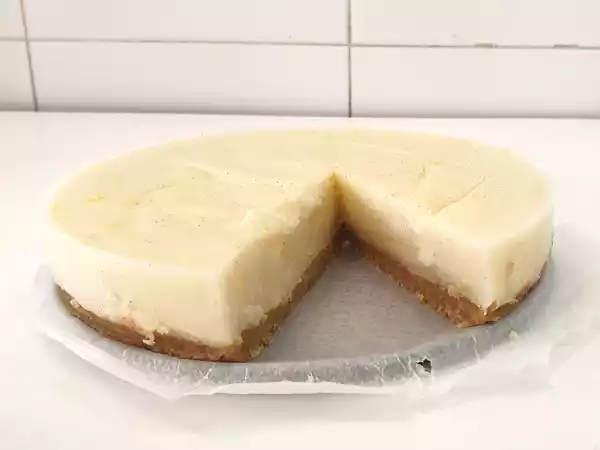 Receta Tarta de limón vegana, sin horno