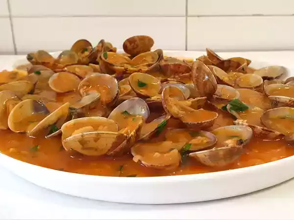 Receta Almejas a la marinera