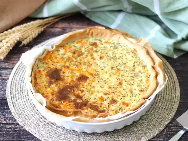 Receta Quiche de calabaza, una receta sencilla y sabrosa