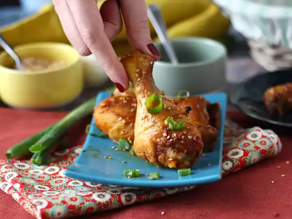 Receta Muslos de pollo marinados al estilo japonés