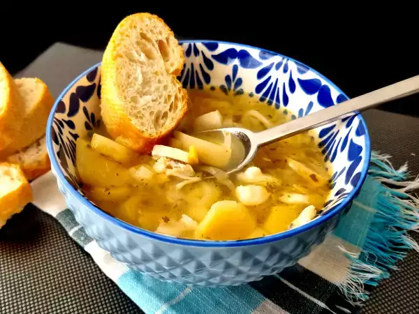 Receta Porrusalda (receta vasca)
