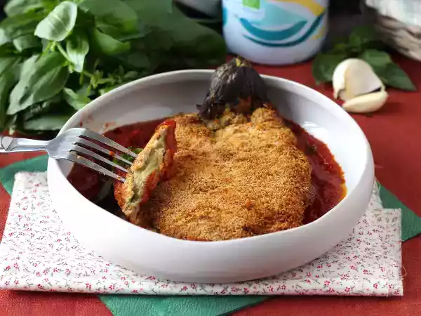 Receta Milanesa de berenjena en freidora de aire: una deliciosa receta vegetariana