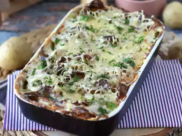 Receta Patatas gratinadas en freidora de aire