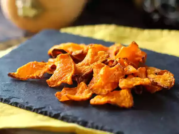 Receta Chips de calabaza en freidora de aire