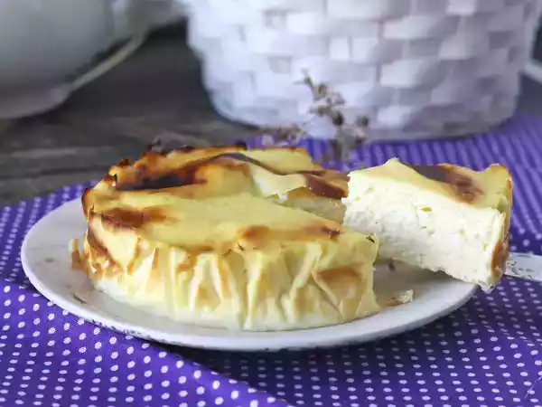 Receta Cheesecake saludable en freidora de aire
