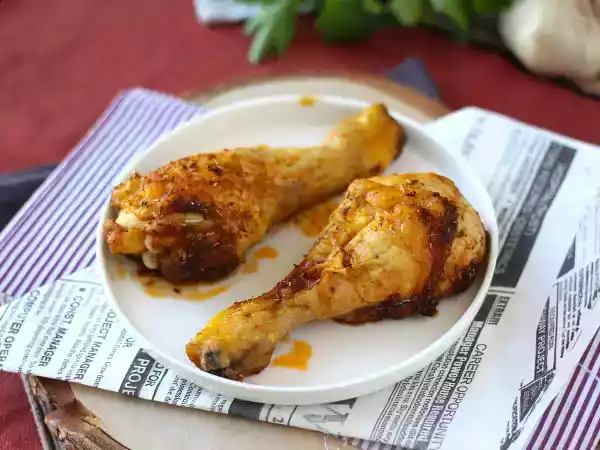 Receta Muslos de pollo marinados al horno ¡súper fáciles de hacer!