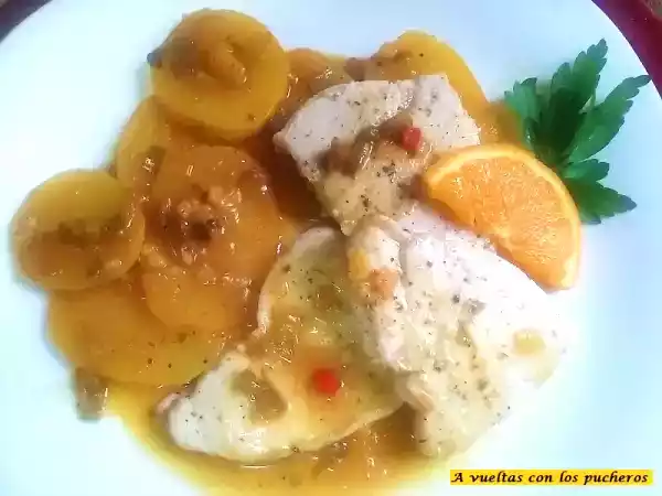 Receta Emperador a la naranja