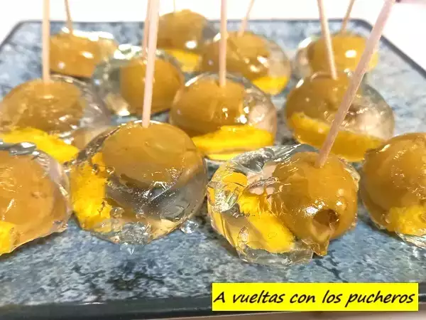 Receta Chupitos de vermut en gelatina