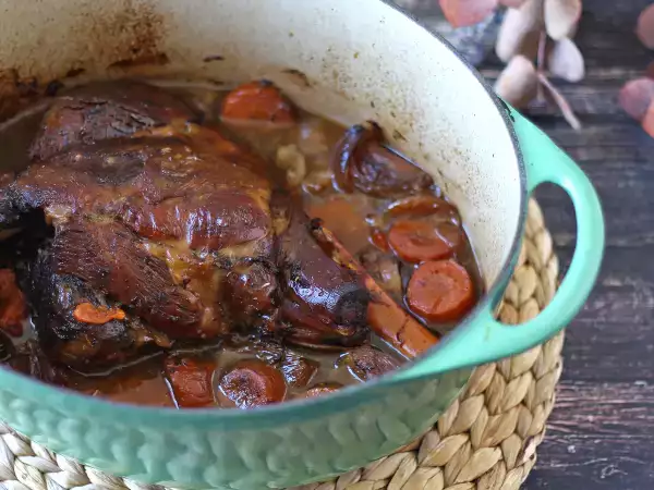 Receta Pierna de cordero cocinada durante 7 horas: melosidad perfecta y un sabor inolvidable