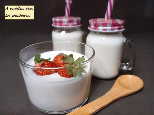 Receta Kéfir casero sin búlgaros (nódulos)