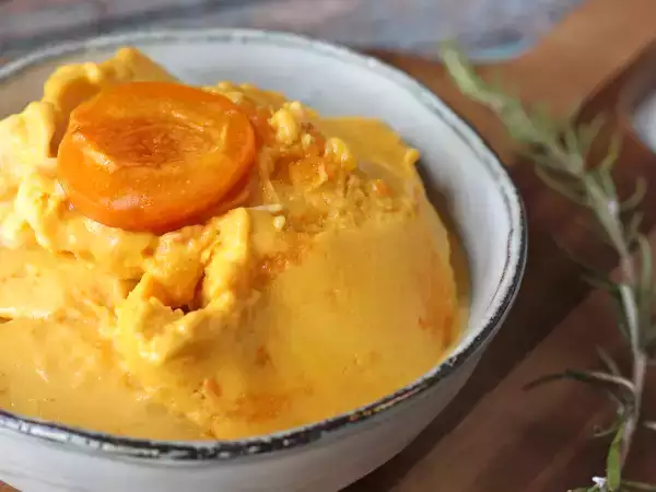 Receta Helado de albaricoques asados con la ninja creami