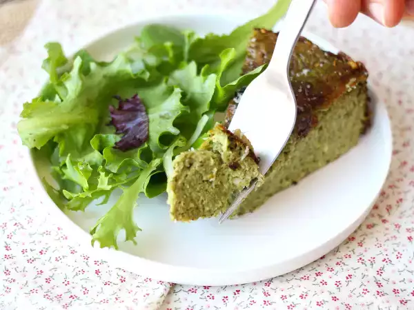 Receta Quiche sin masa de espinacas y gouda