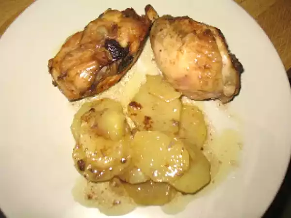 Receta Pollo al horno (pollo troceado)