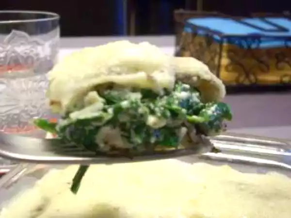 Receta Canelones rellenos de espinacas