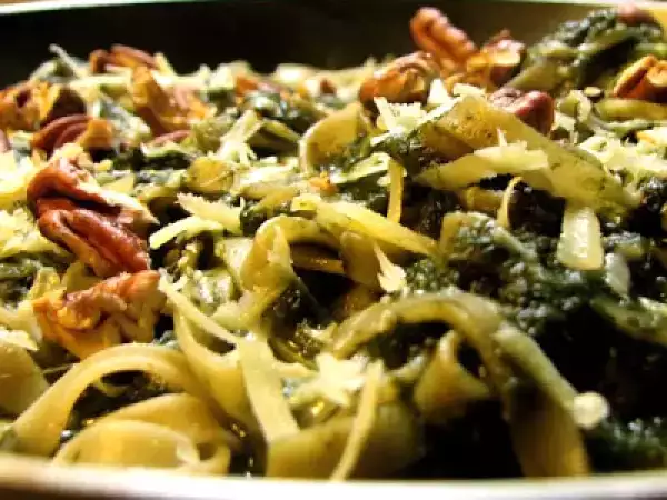 Receta Receta comida tallarines verdes