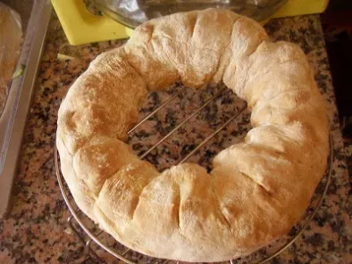 Receta Rosca de pan en horno turbo convección