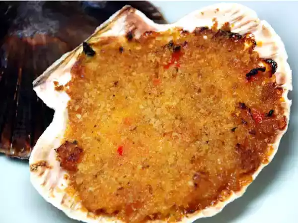 Receta Vieiras al horno