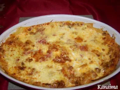 Receta Lasagna de carne y bacon