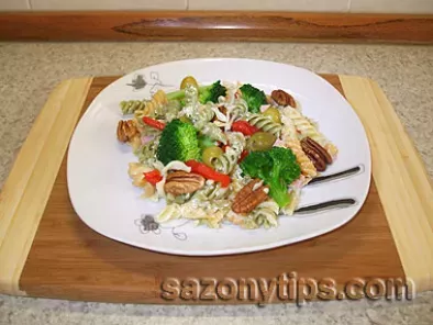 Receta Ensalada de pasta y verduras