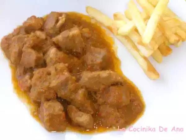 Receta Carne en salsa de cabezada