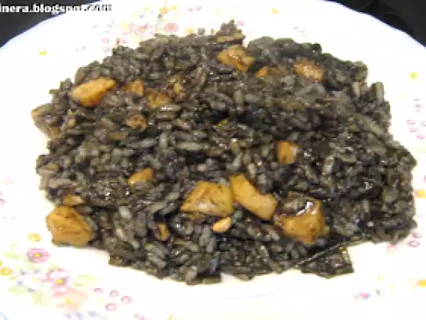 Receta Arroz con calamares en su tinta