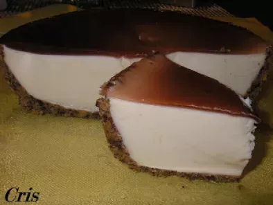 Receta Tarta de queso con cobertura de frambuesa (thermomix).