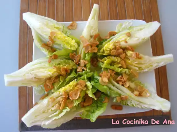 Receta Cogollos al ajillo