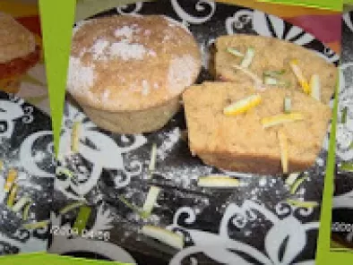 Receta Muffins esponjosos de lima-limón