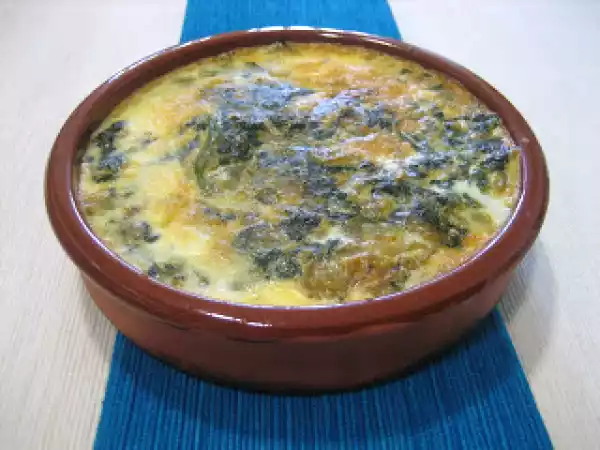 Receta Costrada de patatas y espinacas (tradicional)