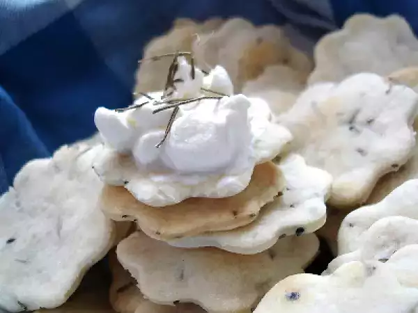 Receta Crackers de romero caseras