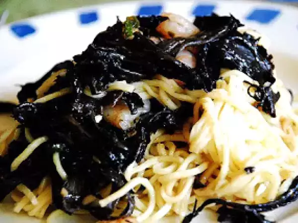 Receta Tallarines con trompetillas
