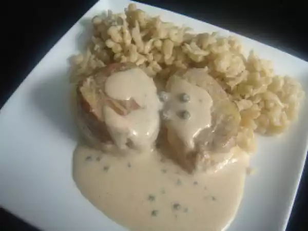 Receta Solomillo de cerdo a la pimienta verde