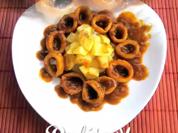 Receta Calamares en salsa americana