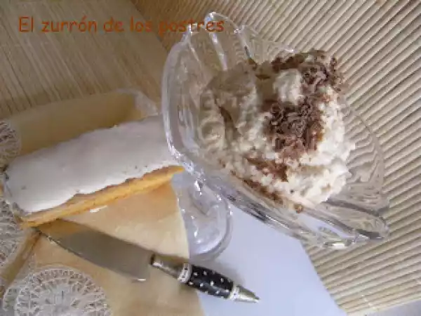 Receta Mousse de bizcochos de moya