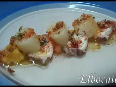 Receta Ensalada templada de patatas, pulpo y naranja. (emilio almagro)