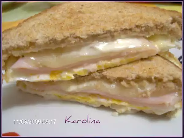 Receta Sandwich vikingo