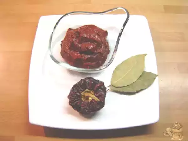 Receta Concentrado de pimientos choriceros