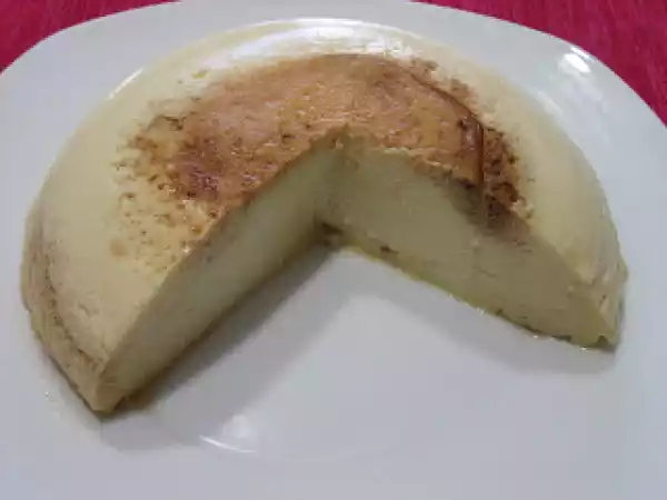 Receta Flan de queso rápido (microondas)