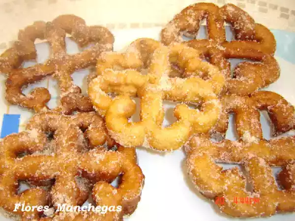 Receta Flores manchegas