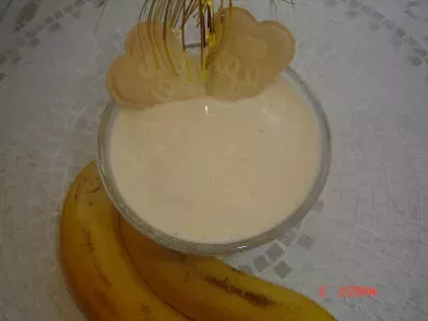 Receta Helado de plátano