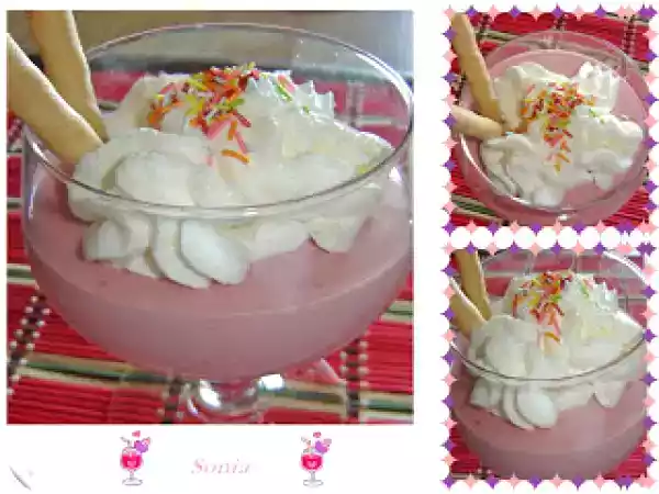 Receta Mousse de fresa